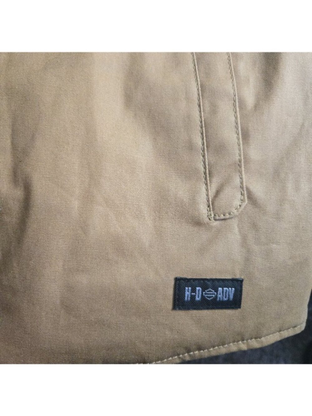 Womens Panorama Harley Davidson ADV Women XL Waxed Hooded Riding Jacket 052026 - Picture 9 of 11